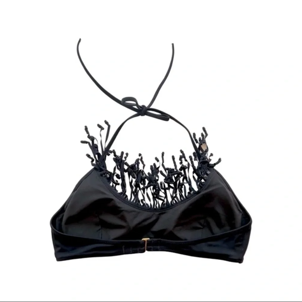 Victoria’s Secret Black Halter Bikini Top
